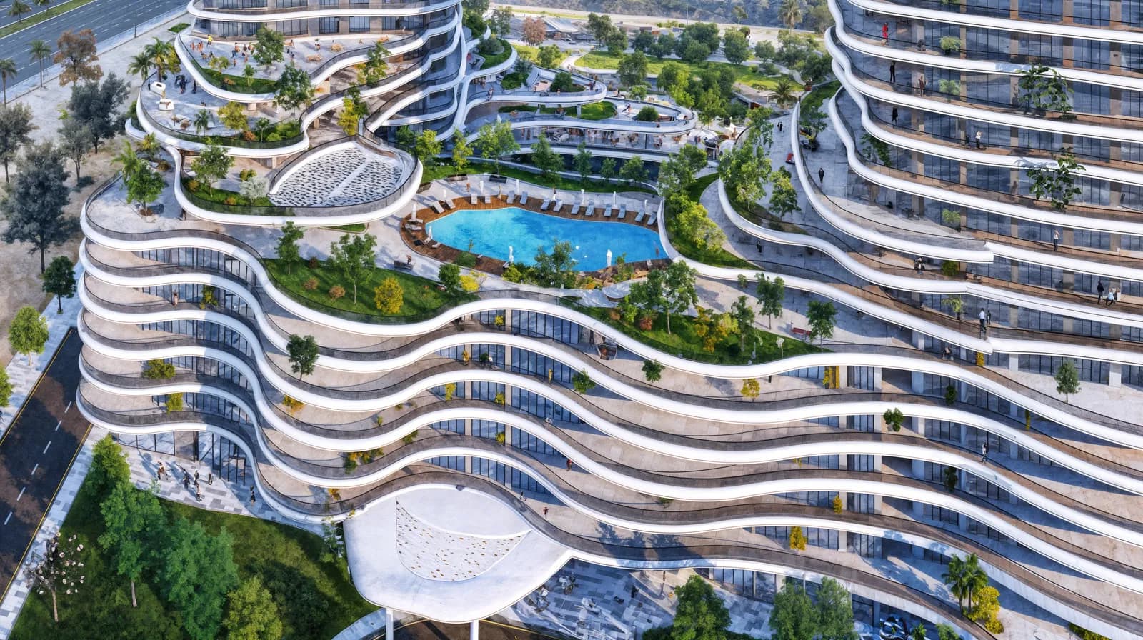 Twin Tower — Exterior 2